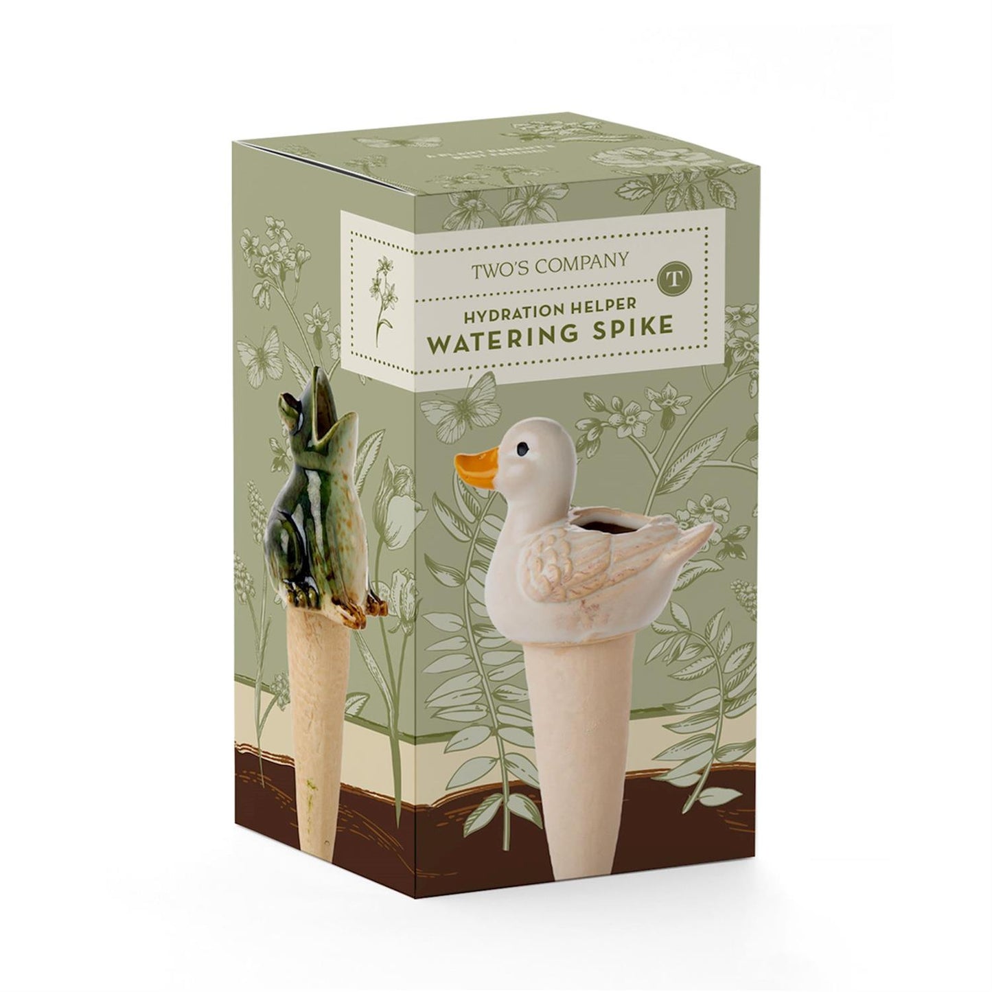Animal Self Watering Plant Spike In Gift Box