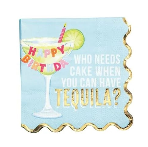 Gold Foiled Cocktail Napkin