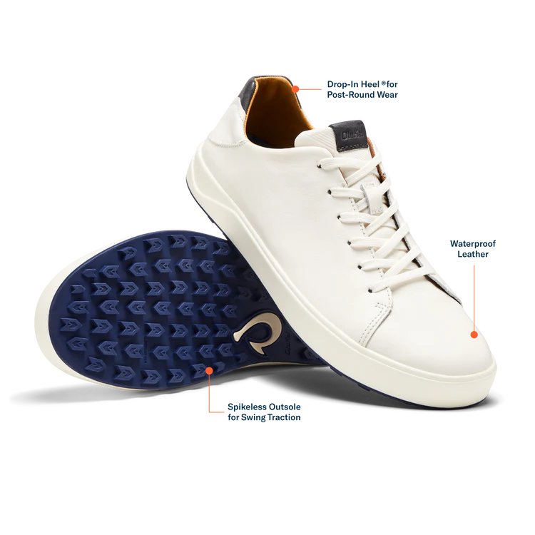 Wai‘alae Leather Golf Shoe | Men's | Olukai