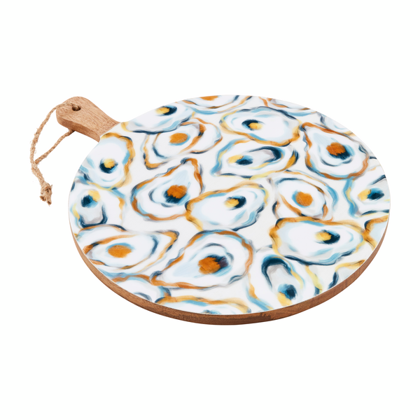 Oyster Enamel Wood Board