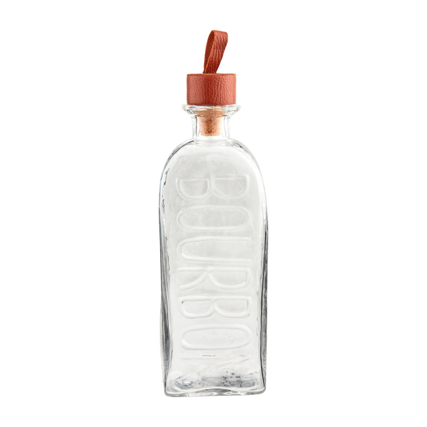 Embossed Glass Decater
