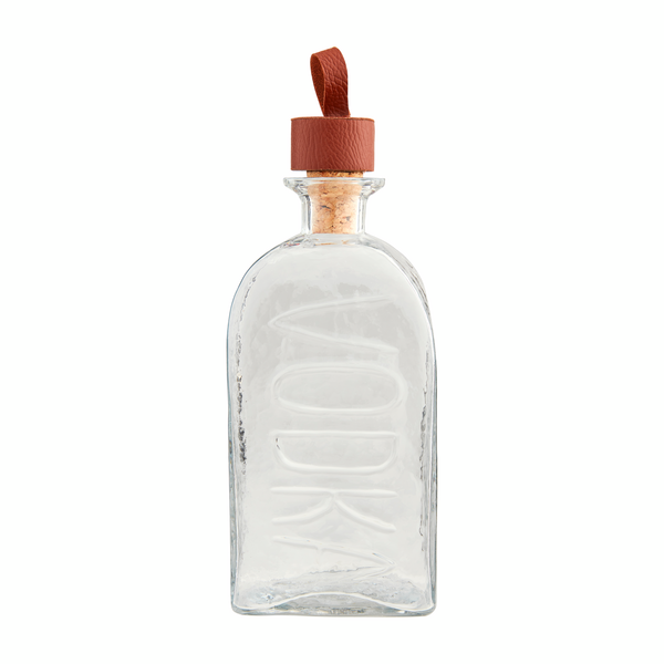 Embossed Glass Decater