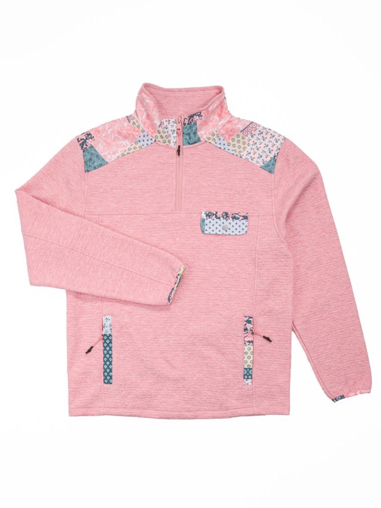 Aria Petal Quarter Zip | Simply Southern