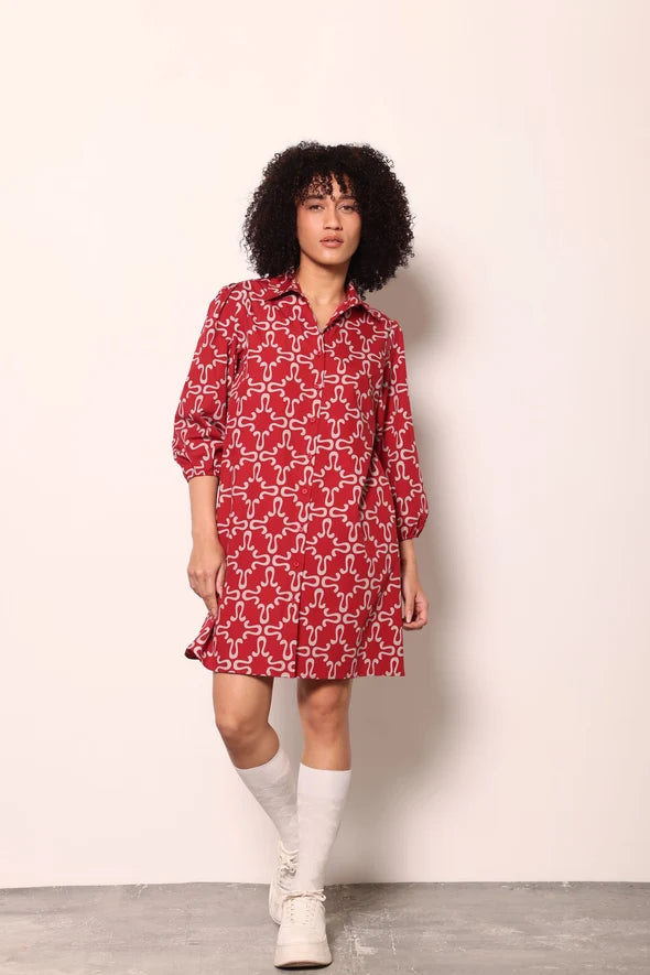 Ave Dress - Garnet Glory | Maude Vivante
