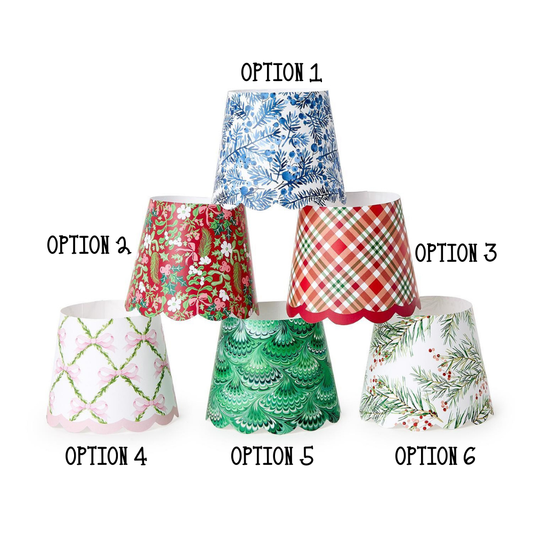 Holiday Paper Shade Cover