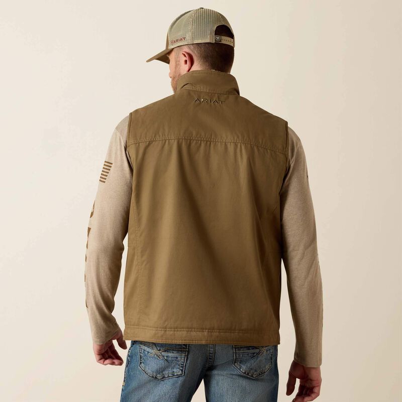 Grizzly Canvas Vest | Ariat