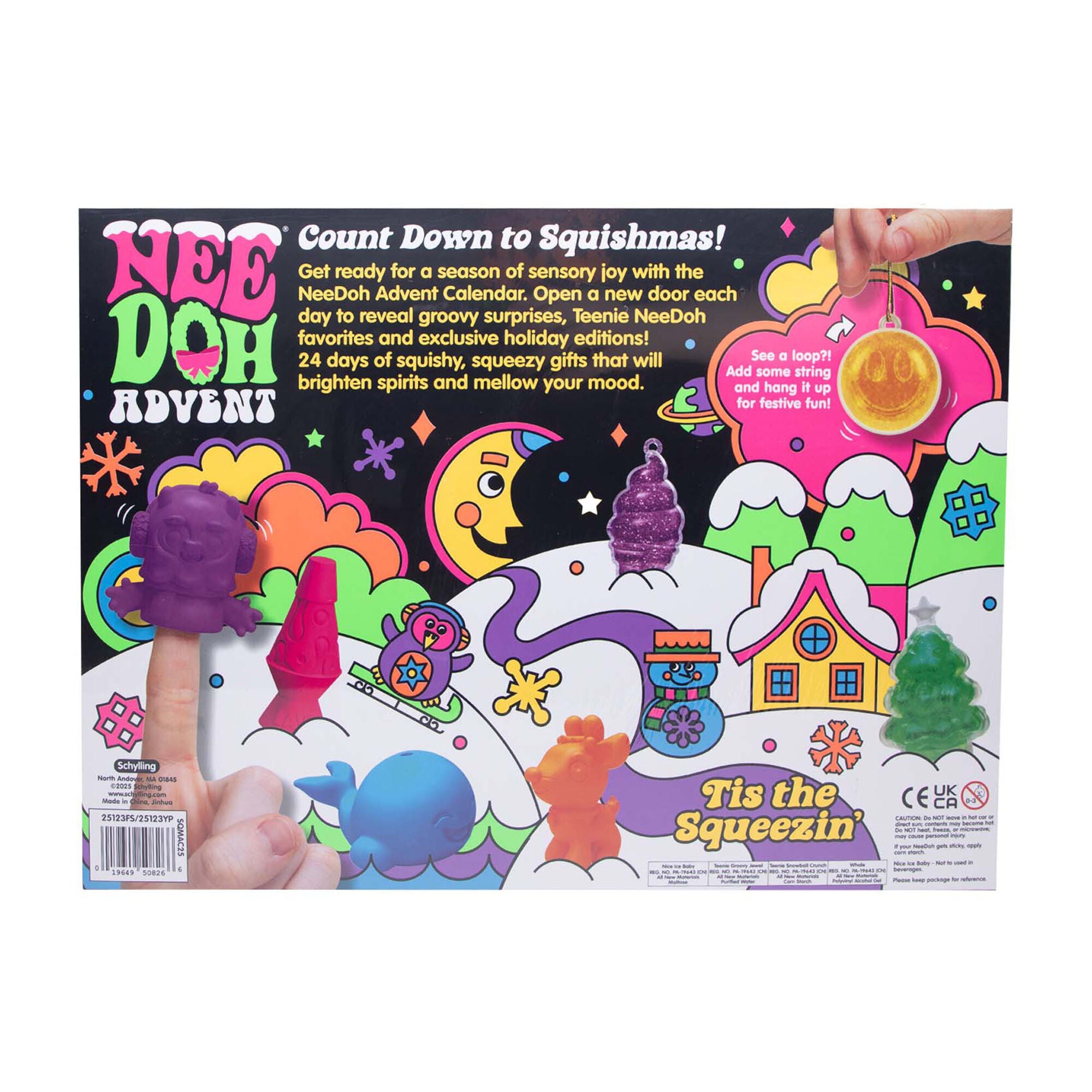 Official NeeDoh Squishmas 2026 Holiday Advent Calendar