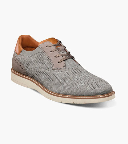 Vine Knit Plain Toe Oxford