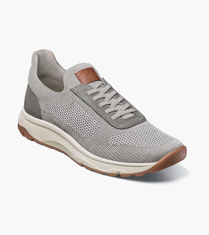 Satellite Knit Elastic Lace Slip On Sneaker