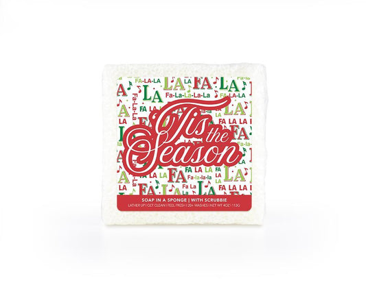 FaLaLa Tis the Season Soap in a Sponge