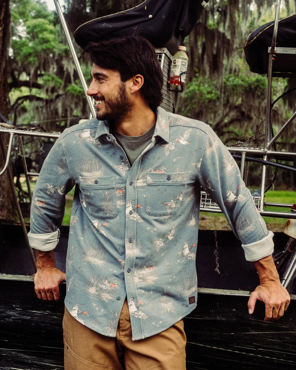 Fireside Button Up Overshirt