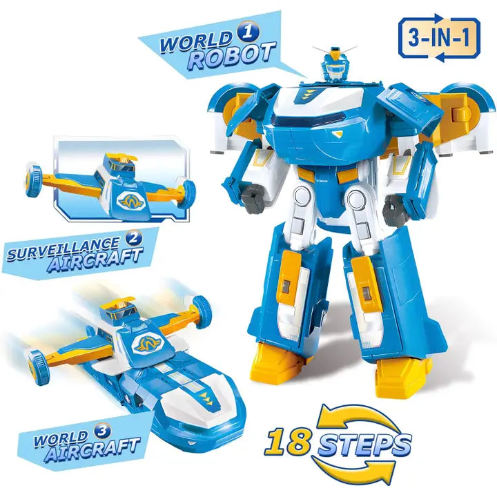 Super Wings World Robot with Mini Figures Included