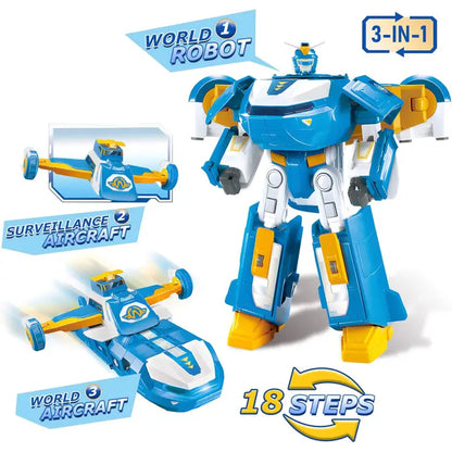 Super Wings World Robot with Mini Figures Included