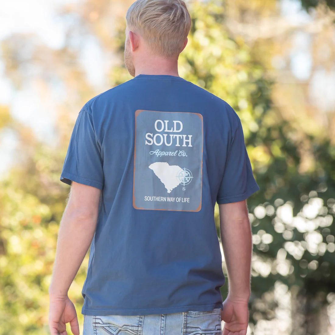 SC State Outline Short Sleeve Shirt