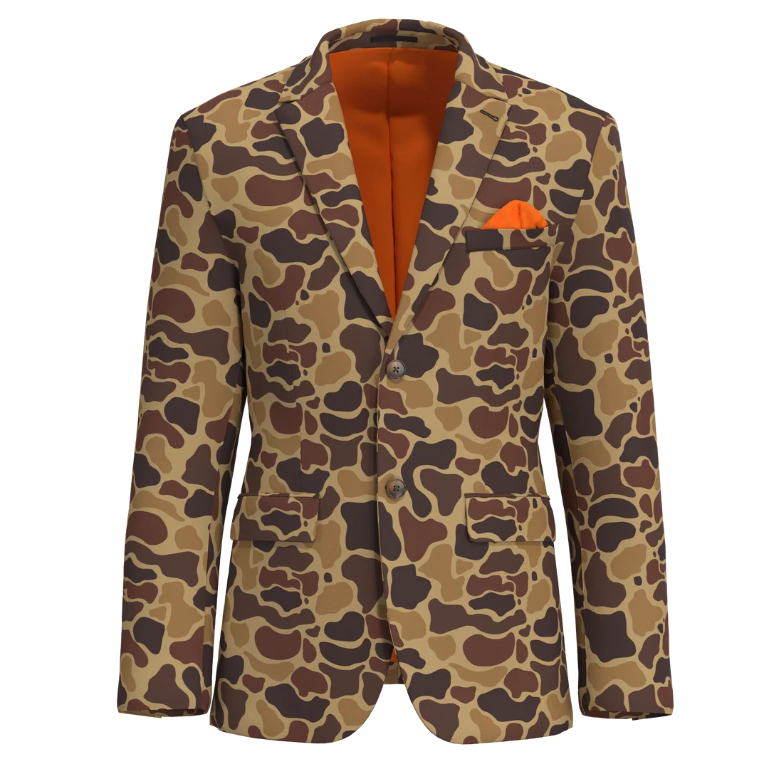 Tan Camo Sport Coat