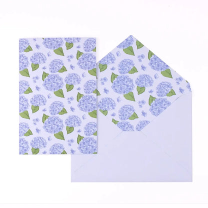 Hydrangea Card And Envelope Set | 10 Piece