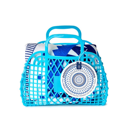 Full Circle Graphic Design Towel with Fringe