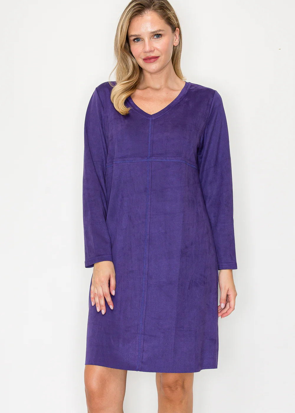 Aurora V-Neck Dress | Long Sleeve