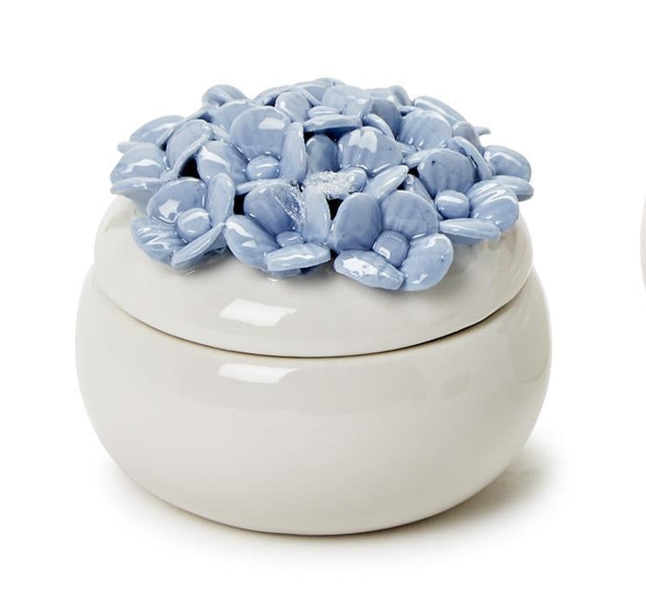 Hydrangea Trinket Jewelry Box with Lid