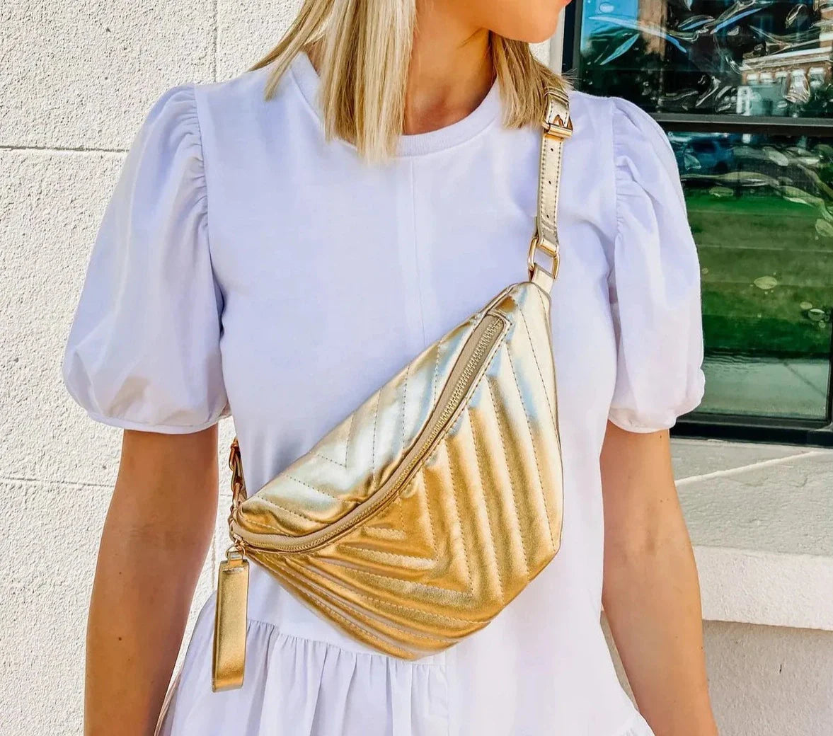 Charlotte Quilted Belt Bag | Caroline Hill