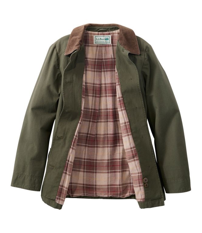 Women's Adirondack Barn Coat, Flannel-Lined | L.L. Bean