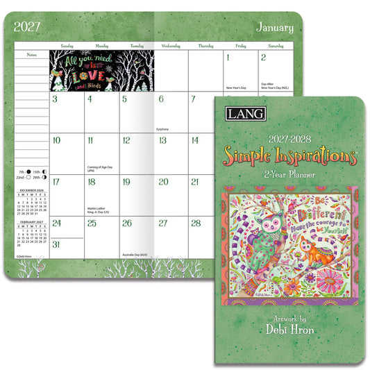 Simple Inspirations 2027–2028 Two-Year Pocket Planner