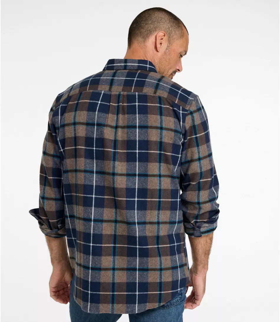 Men’s Scotch Plaid Flannel Shirt, Slightly Fitted | L.L.Bean