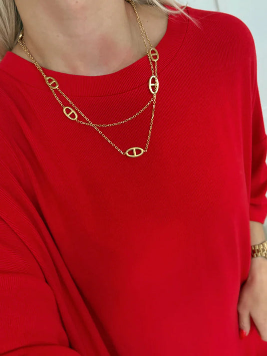 Riley Necklace | Gold