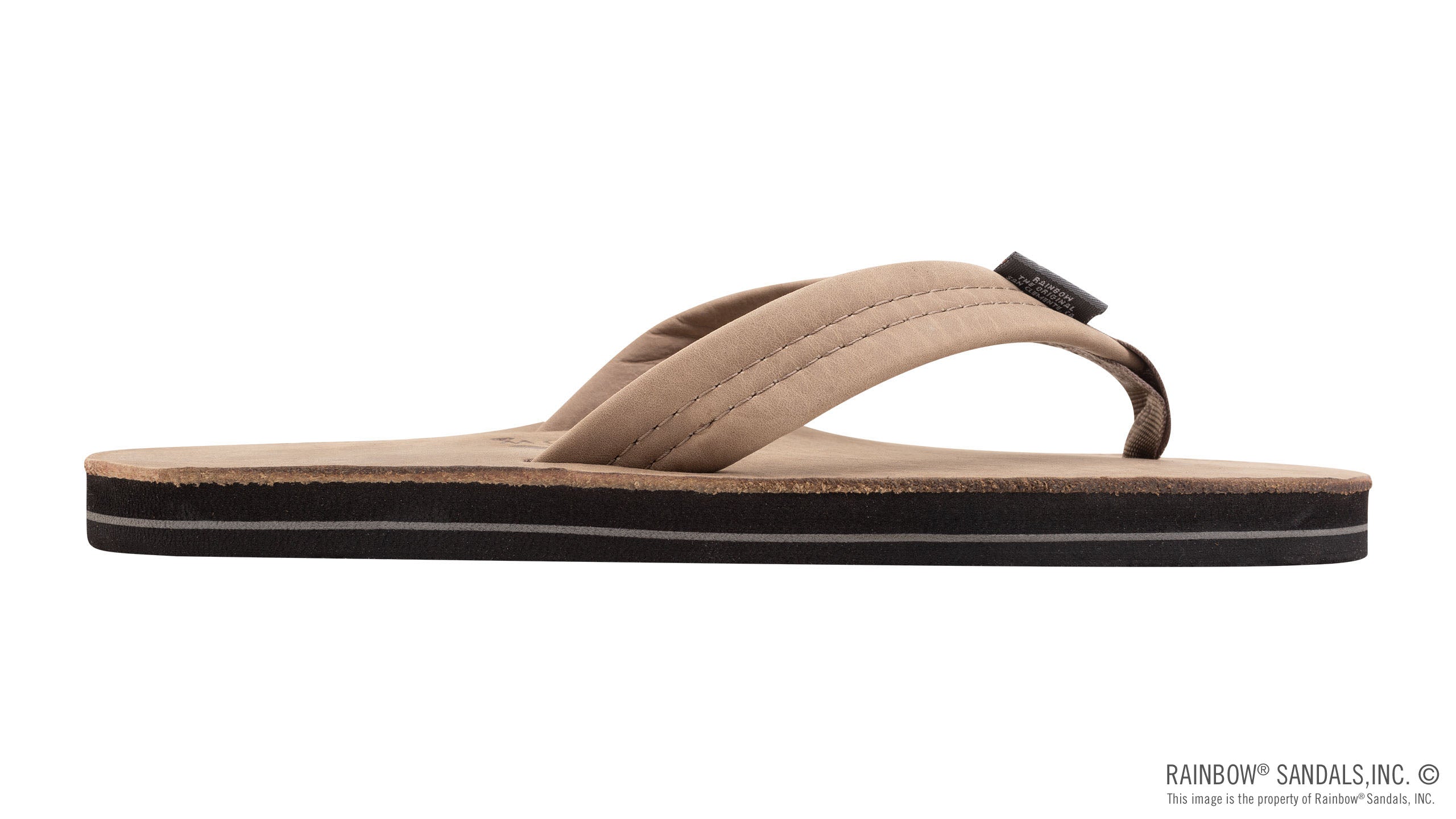 Luxury Leather Single Layer Arch Support Sandals