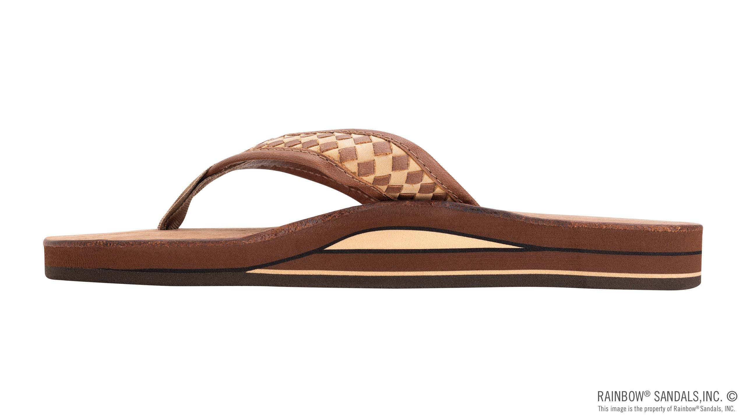 Bentley Luxury Leather Sandal | Men's | Rainbow