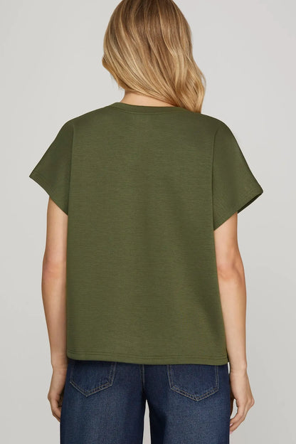 Cozy Stitch Knit Top