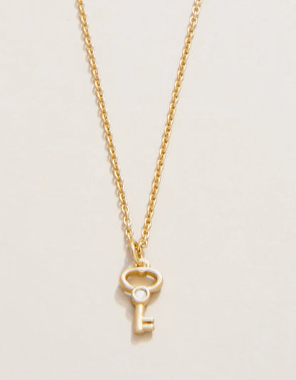 Sea La Vie Best Friends Heart & Key Necklace Set