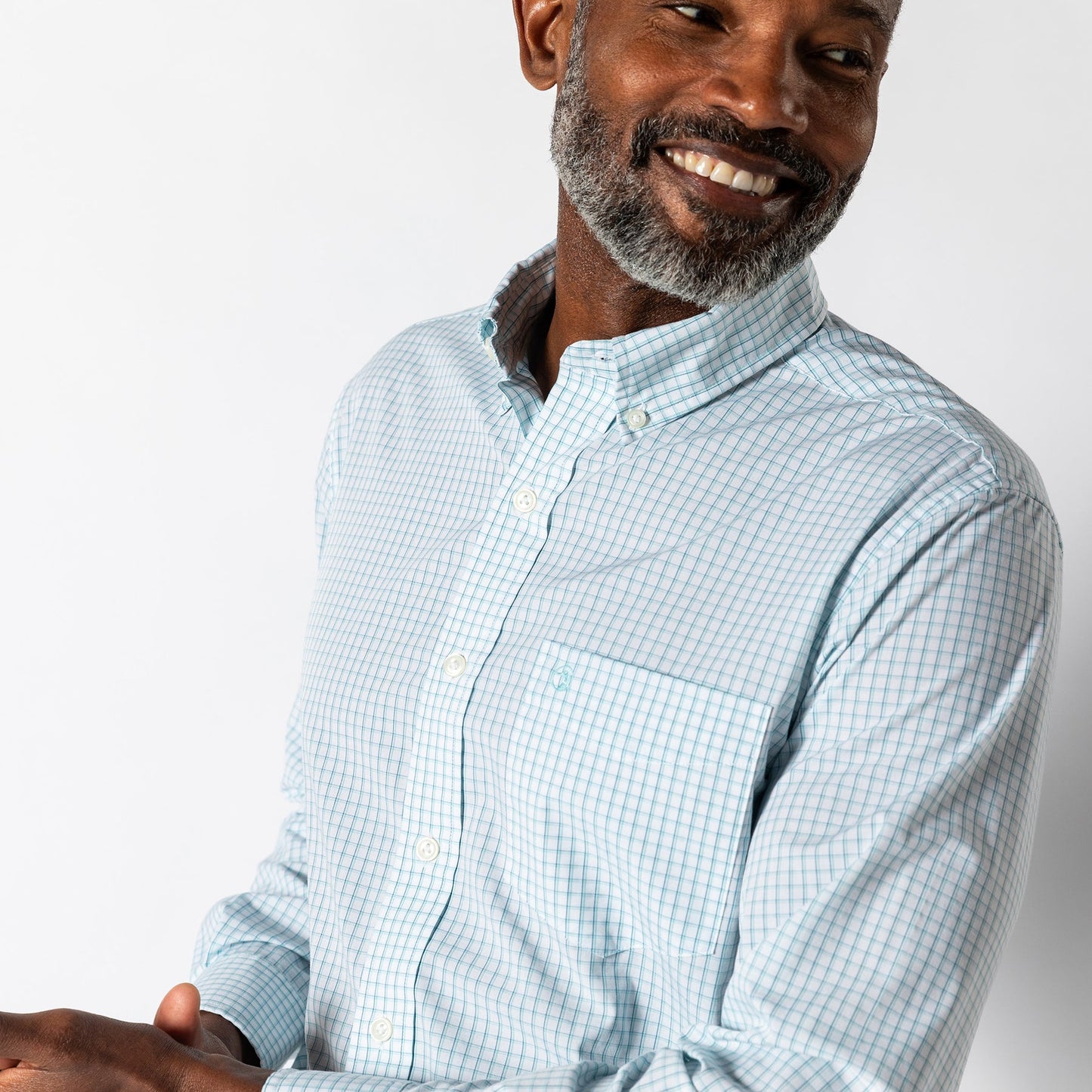 Performance Poplin Sport Shirt | Casey Plaid