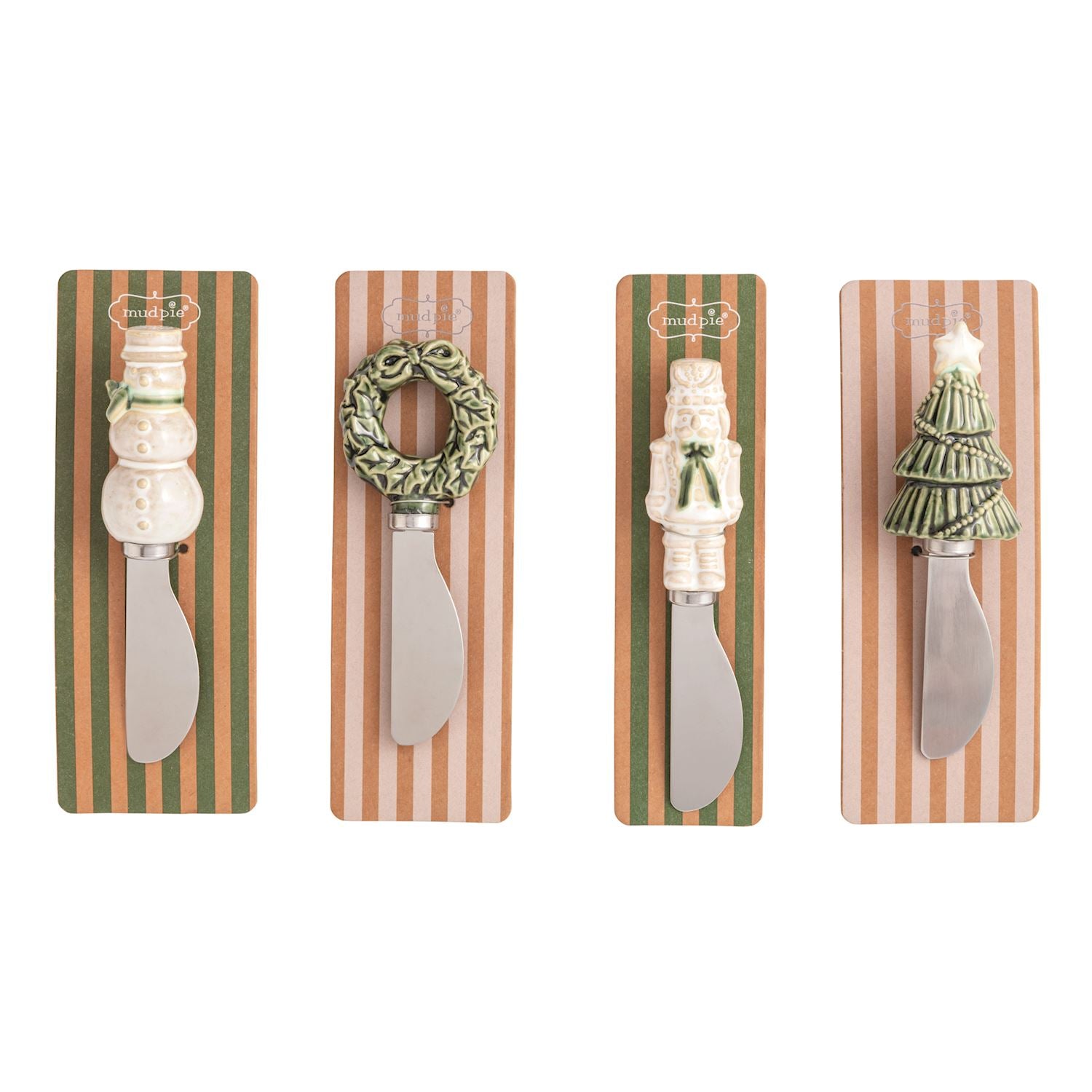 White Christmas Figural Spreader | 4 Styles