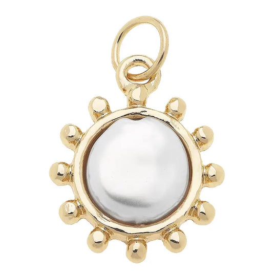 Mother of Pearl Coin Charm