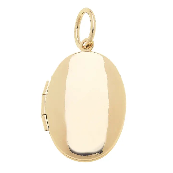 Oval Shaped Locket Charm