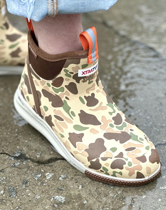 Duck Camo Sport Ankle Deck Boot | Women's | Xtratuf
