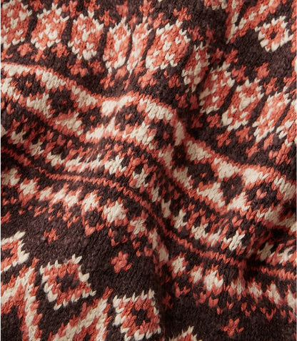 Women's Cotton Ragg Sweater, Open Cardigan Fair Isle | L.L. Bean
