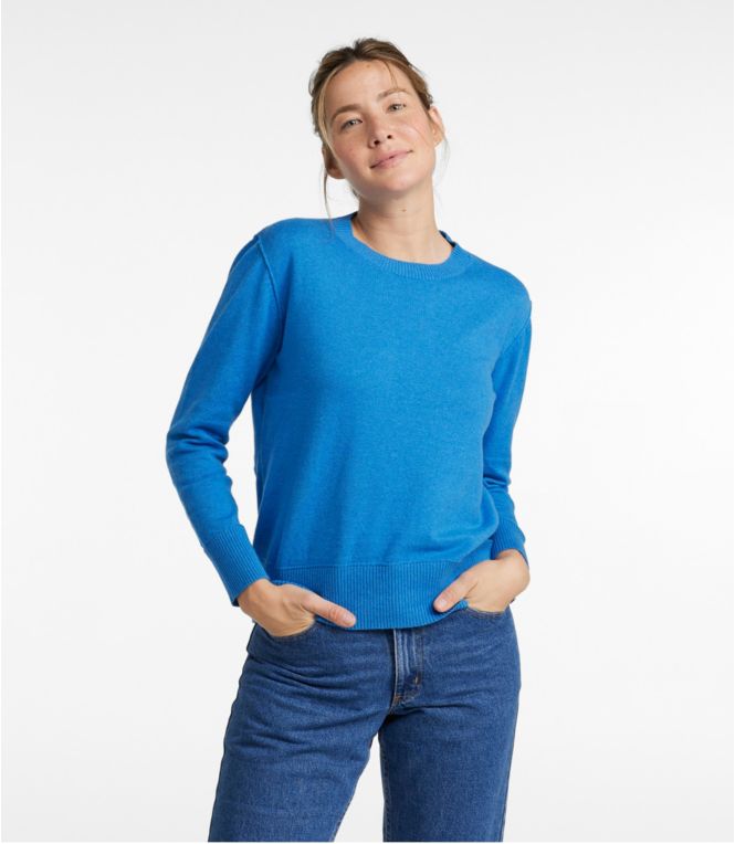 Women's Cotton/Cashmere Sweater, Crewneck | L.L. Bean