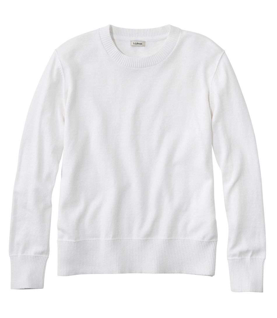 Women's Cotton/Cashmere Sweater, Crewneck | L.L. Bean