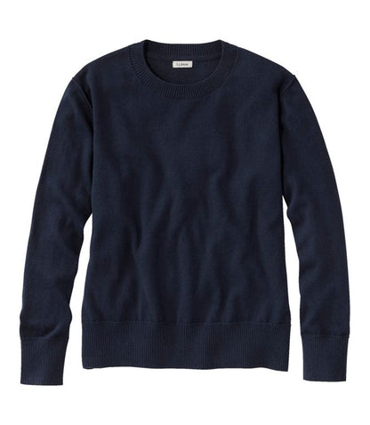 Women's Cotton/Cashmere Sweater, Crewneck | L.L. Bean