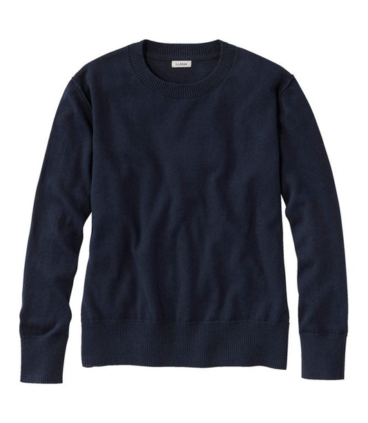Women's Cotton/Cashmere Sweater, Crewneck | L.L. Bean
