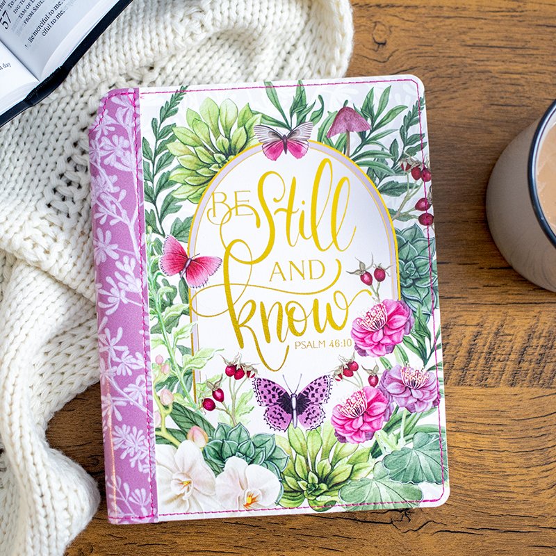 Be Still Prayer Journal with Pen Holder