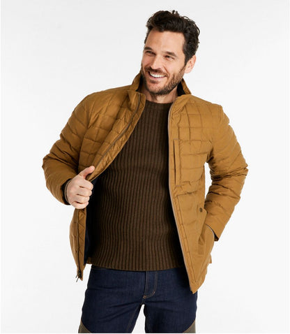 Men's Upcountry Waxed Cotton Down Sweater | L.L. Bean