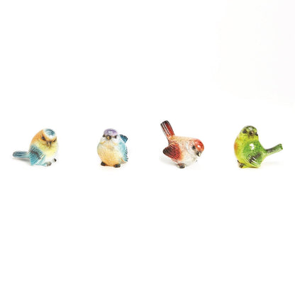 Hand-Painted Birds