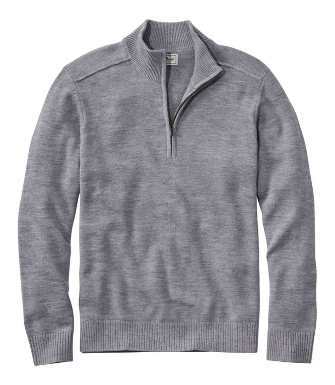 Men's Essential Merino Sweaters, Quarter-Zip | L.L. Bean