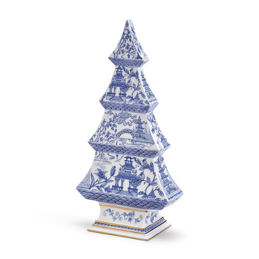 Blue & White Christmas Tree