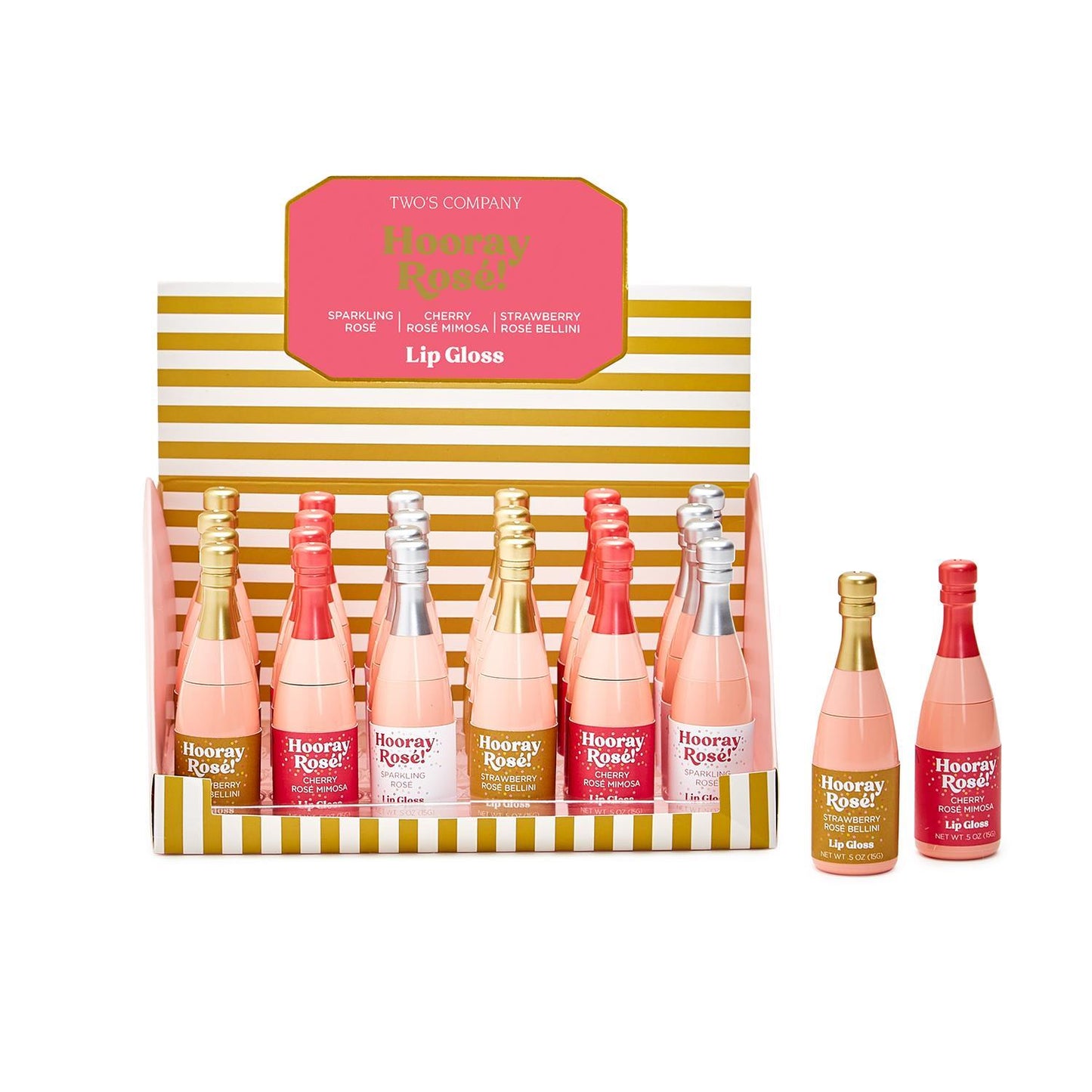 Hooray Rose! Champagne Bottle Lip Gloss