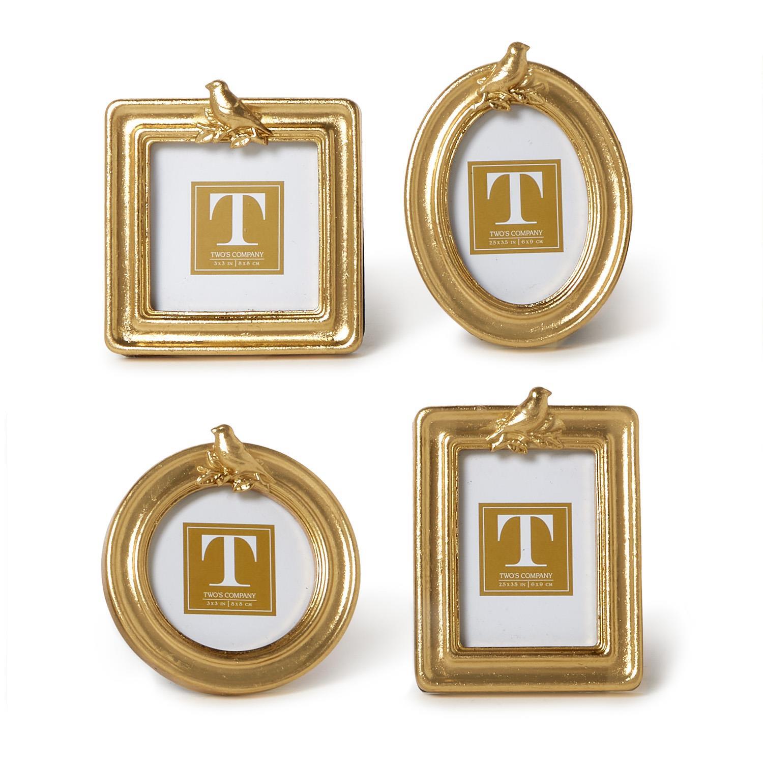 Gold Bird Photo Frame