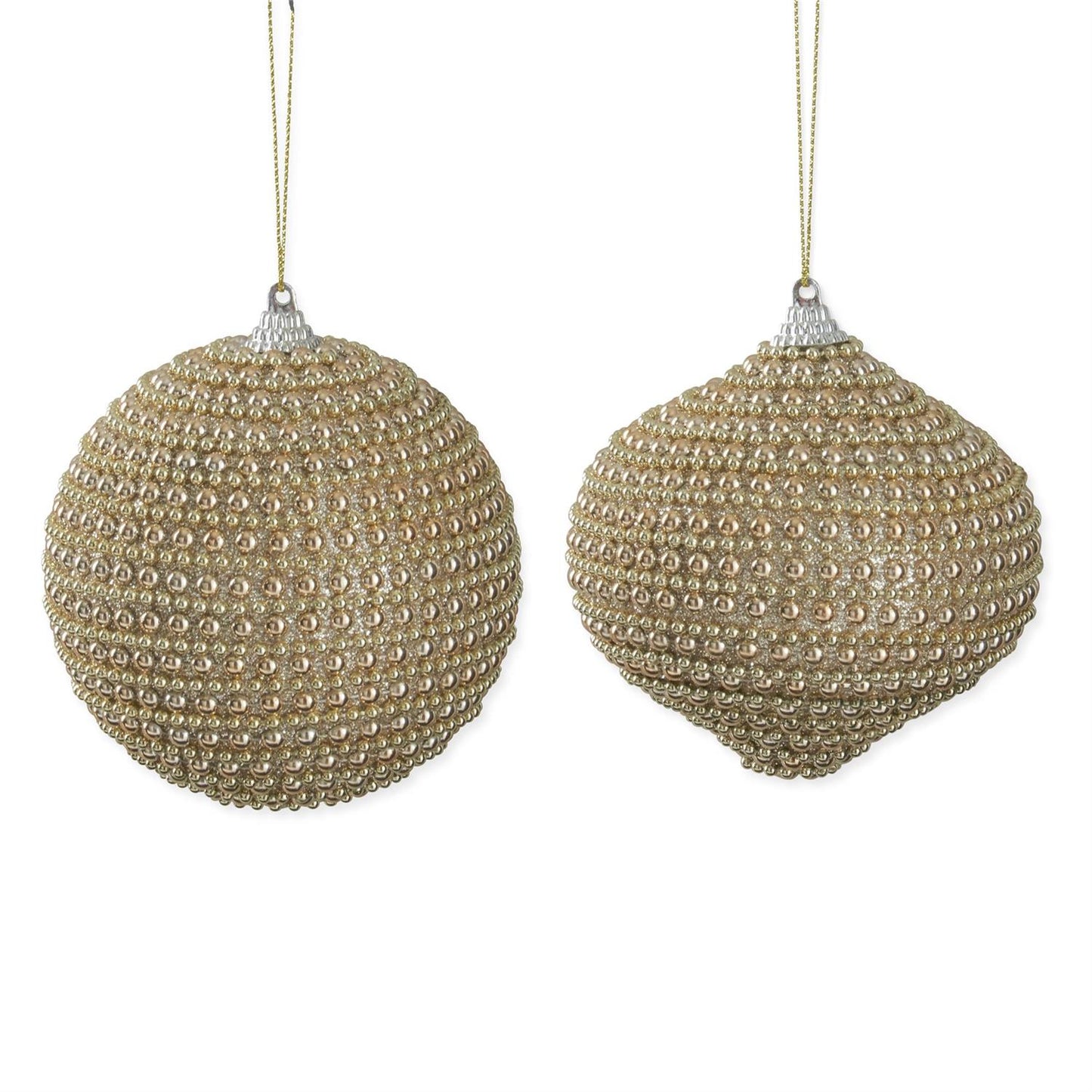 Gold Pearl Ornaments